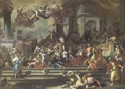 Francesco Solimena Heliodorus Chased from the Temple (mk05) oil painting picture wholesale